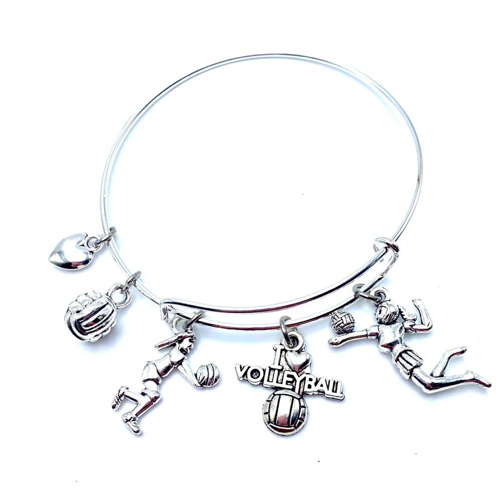 Volleyball Bracelet May Be Personalized